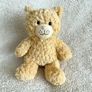 Steiff Soft Cuddly Friends Stuffed Plush Peach Apricot Kitty Cat Whiskers 12"